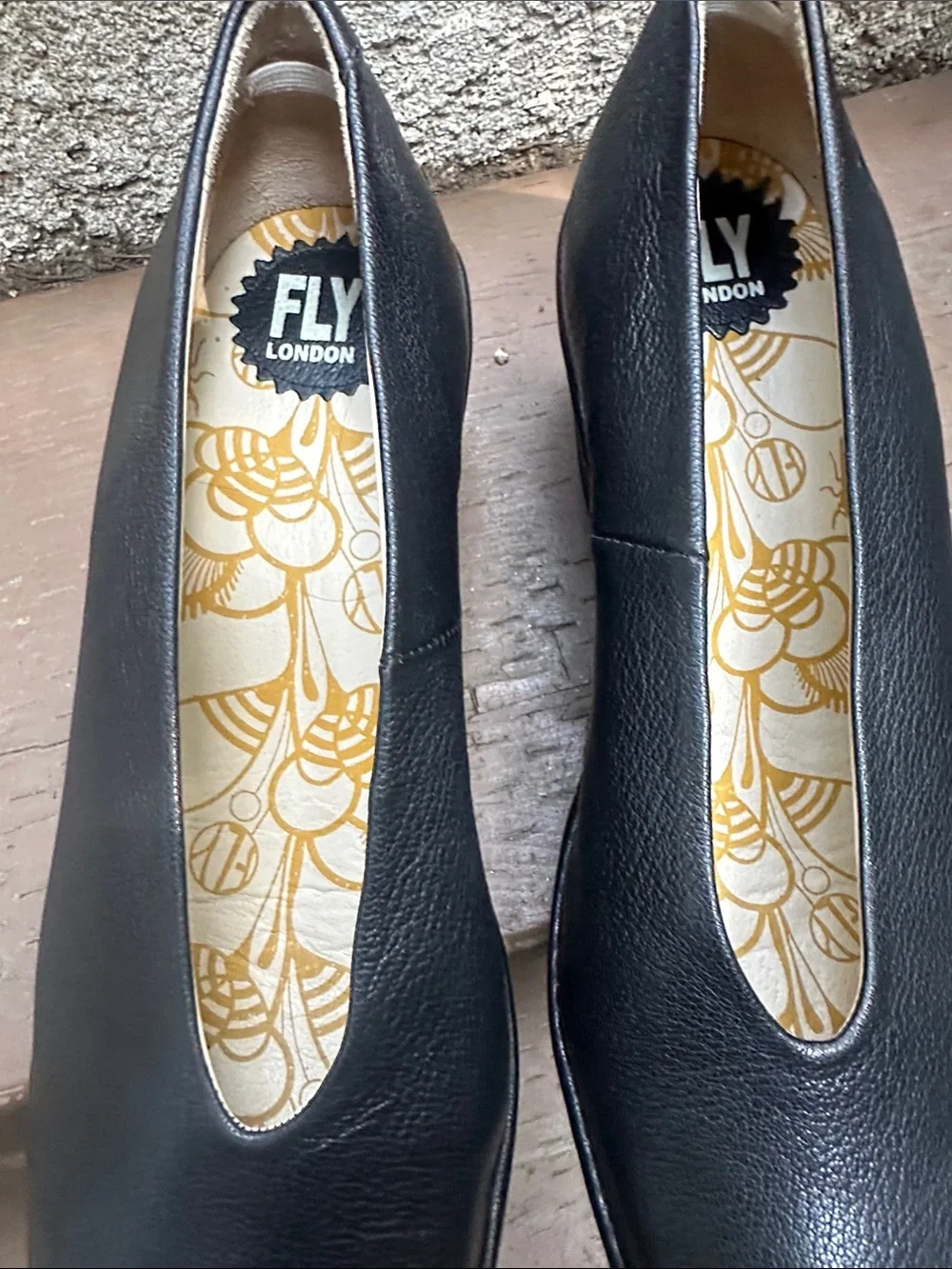 FLY London Yoza Wedge Ballet Shoes - Picture 3 of 10